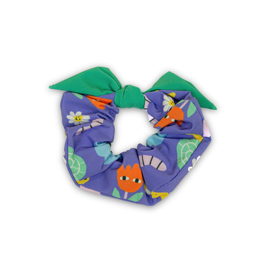 Mooney & Friends Print Recycled Scrunchie