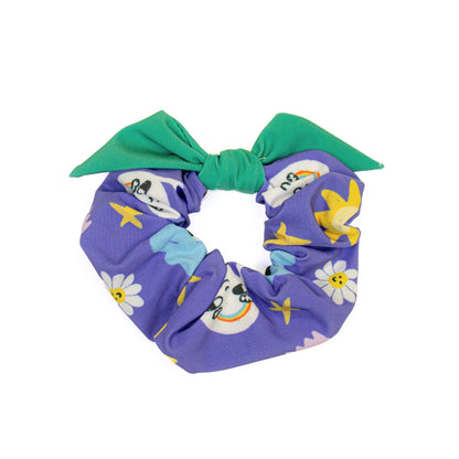 Mooney & Friends Print Recycled Scrunchie
